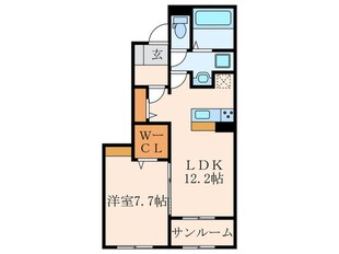 水巻ロイヤルパレス1号館の物件間取画像